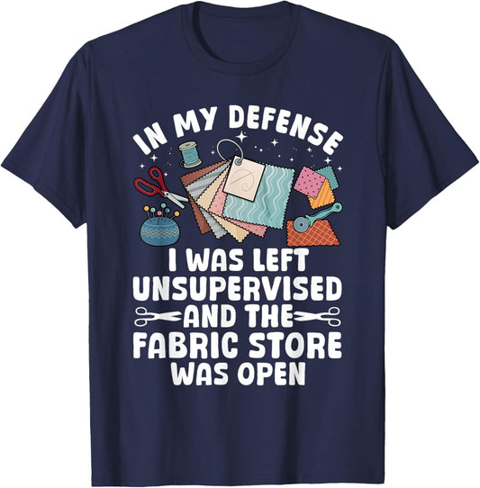 Funny Quilting Design Women Sewing Sew Quilter Sewer T-Shirt - T-Shirt | Navy