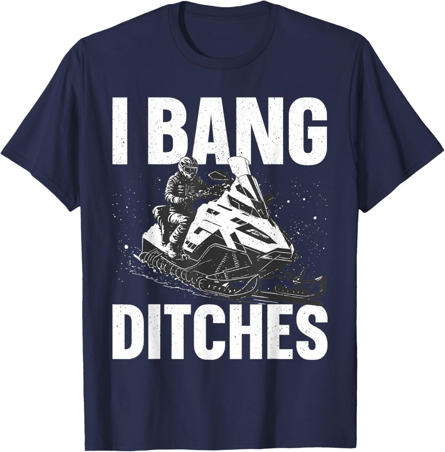 Snowmobile Design Women Snow Mobile Snowmobile Lover T-Shirt - T-Shirt | Navy