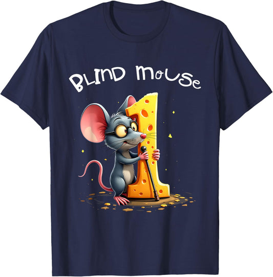 Three Blind Mice Matching Halloween Group Costume Mouse #1 T-Shirt - T-Shirt | Navy