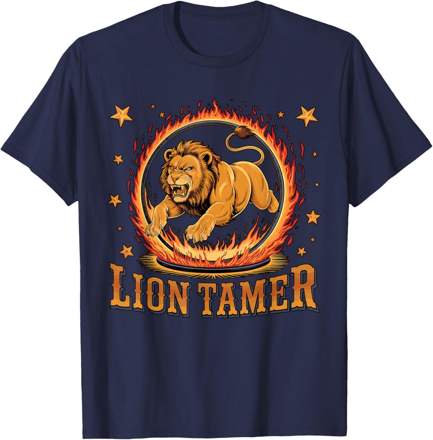 Lion Tamer Circus Staff Carnival Costume T-Shirt - T-Shirt | Navy