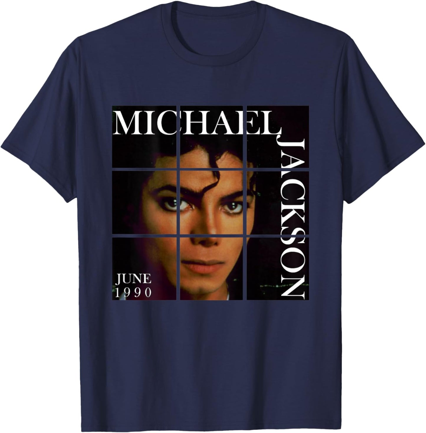 The King of POP MJ-016 Back Printed T-Shirt - T-Shirt | Navy