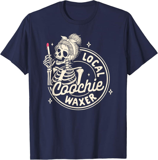 Wax Specialist Coochie Waxing Lover Local Coochie Waxer T-Shirt - T-Shirt | Navy