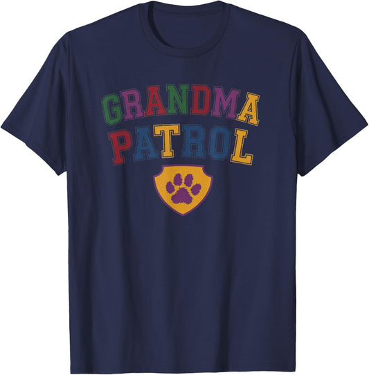 Grandma Patrol Cute For Your Grandmother From Grandkids T-Shirt - T-Shirt | Navy