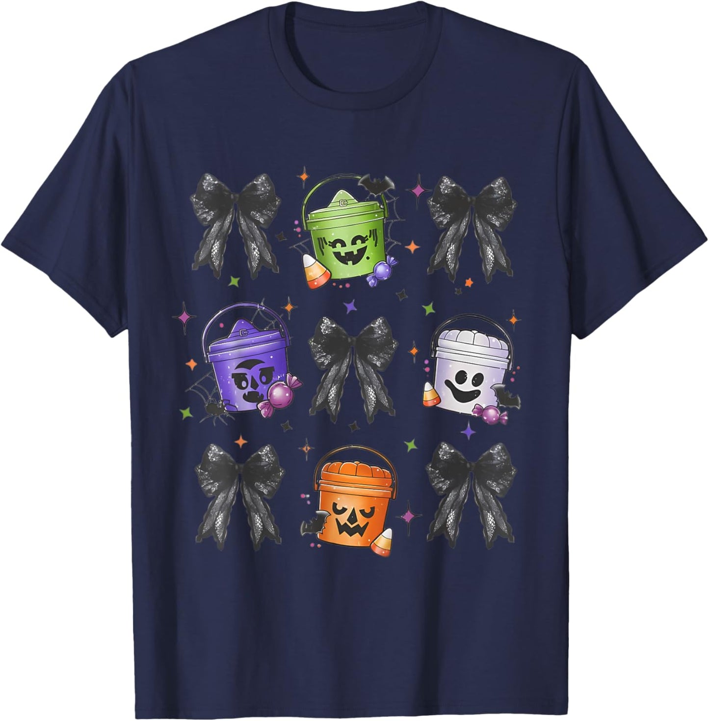 Spooky Nuggets Meal Bucket Trendy Halloween, Spooky Season T-Shirt - T-Shirt | Navy