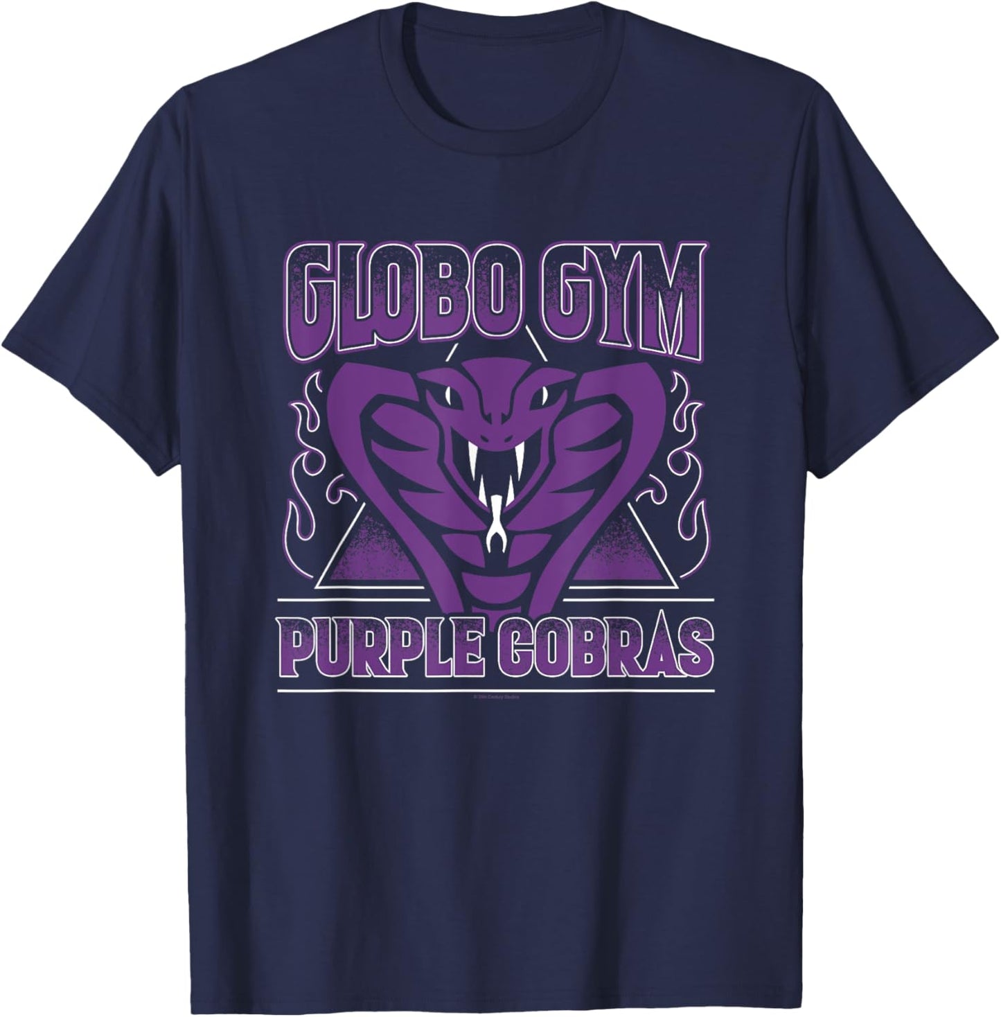 Dodgeball: A True Underdog Story Globo Gym Purple Cobras T-Shirt - T-Shirt | Navy