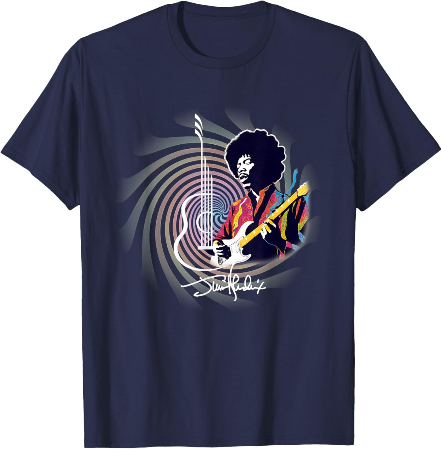 Jimi Hendrix_005 T-Shirt - T-Shirt | Navy