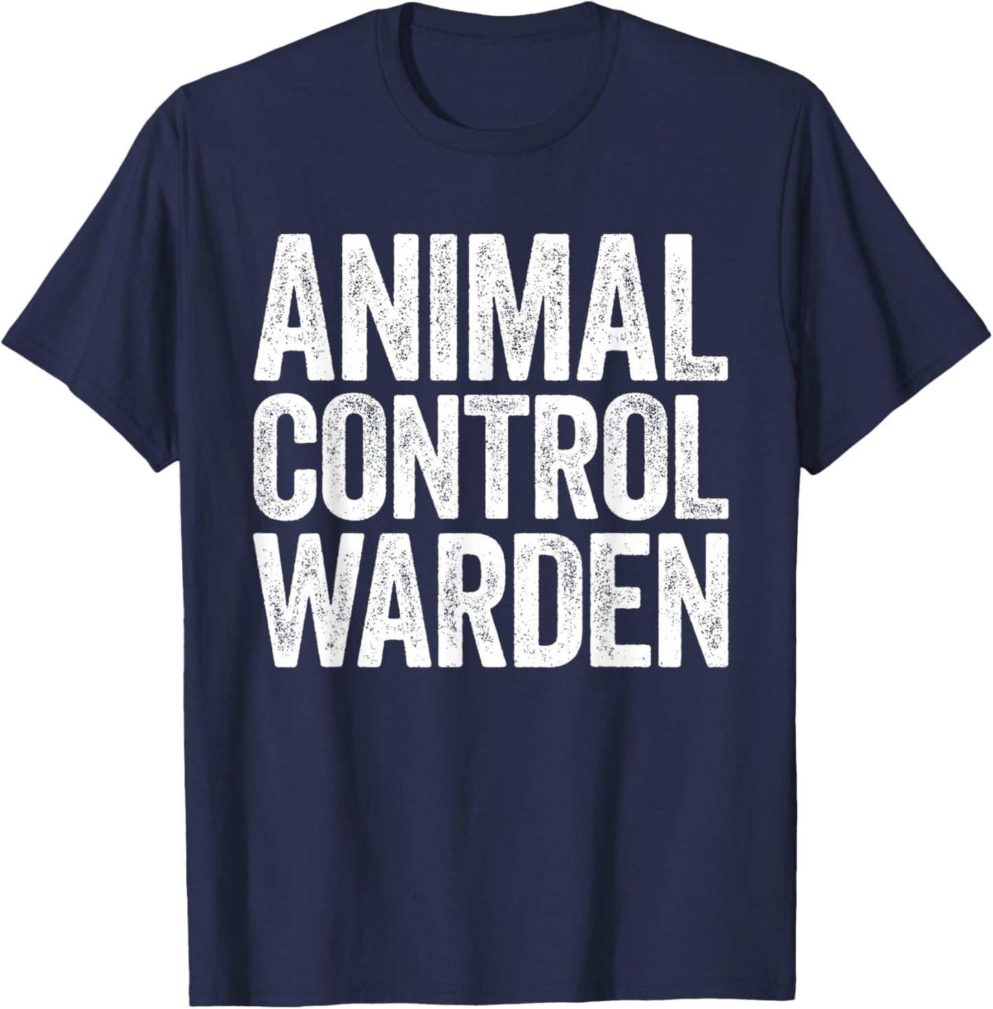 Animal Control Warden Shirt Adult Kids Game Matching Costume T-Shirt - T-Shirt | Navy