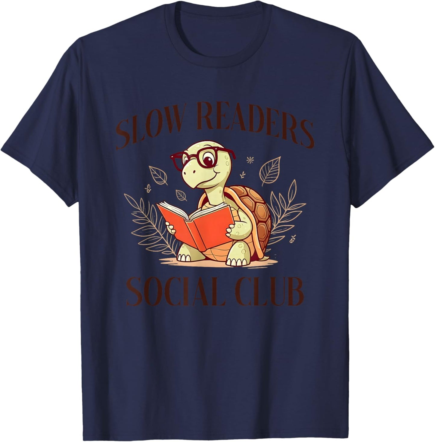 Slow Readers Social Club T-Shirt - T-Shirt | Navy