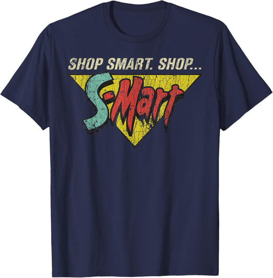 Vintage Shop Smart Retro Shop S-Mart Film Lover Costume T-Shirt - T-Shirt | Navy