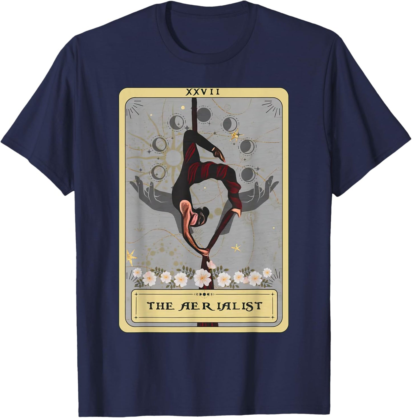 Aerialist Tarot Card Aerial Dancing Aerial Dancer Women T-Shirt - T-Shirt | Navy
