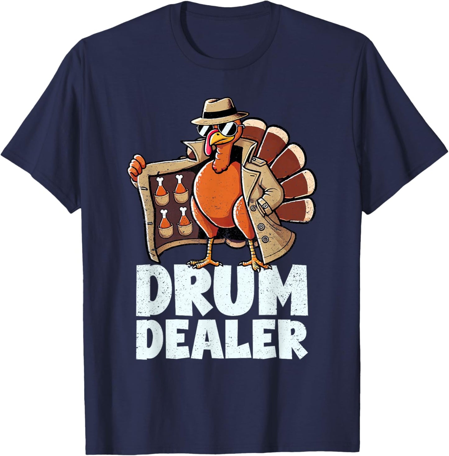 Funny Thanksgiving meme Turkey day T-Shirt - T-Shirt | Navy