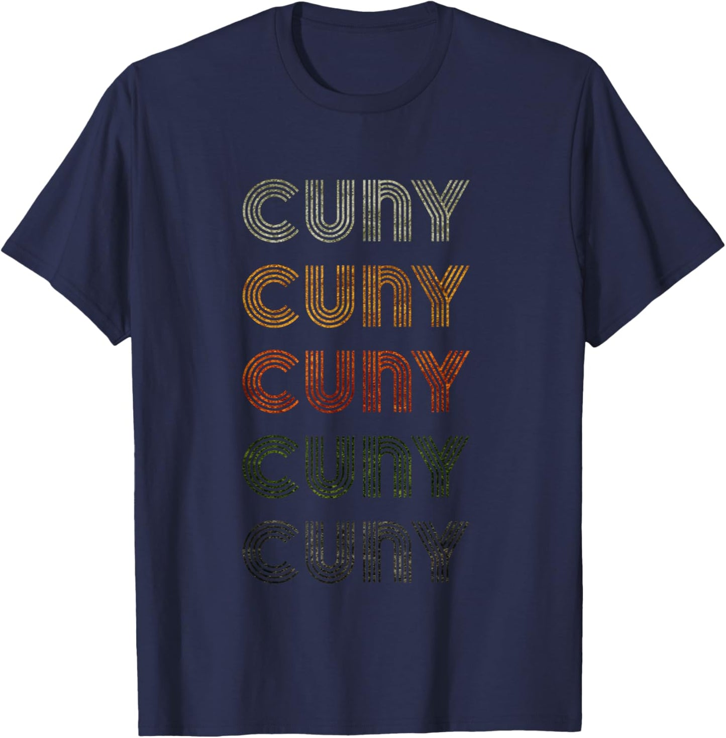 Love Heart Cuny Grunge Vintage Style Black Cuny T-Shirt - T-Shirt | Navy