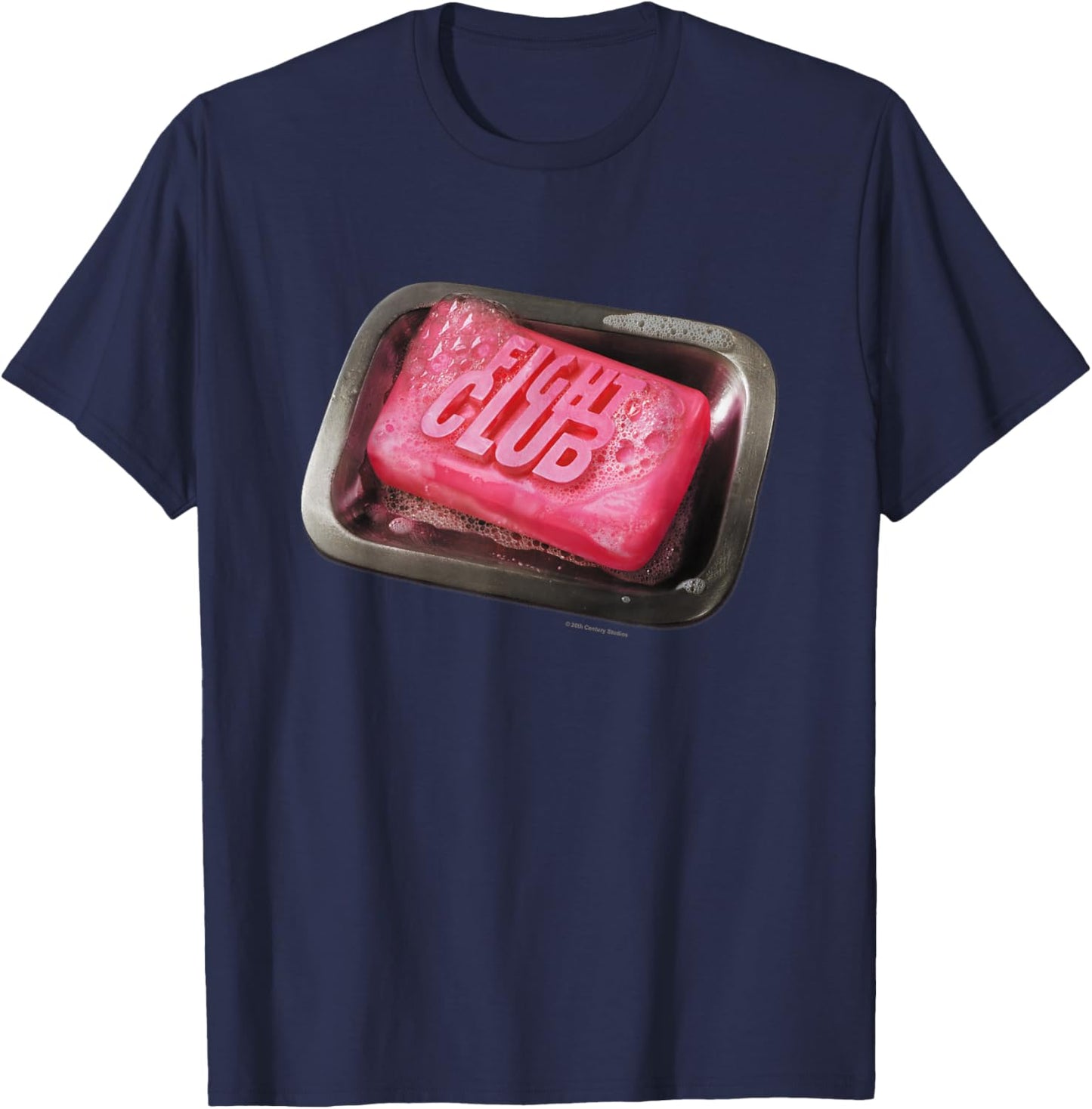 Fight Club Iconic Soup Big Chest Logo T-Shirt - T-Shirt | Navy