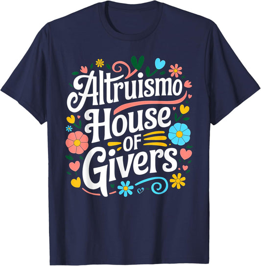 Altruismo House of Givers RCA School Flowers T-Shirt - T-Shirt | Navy