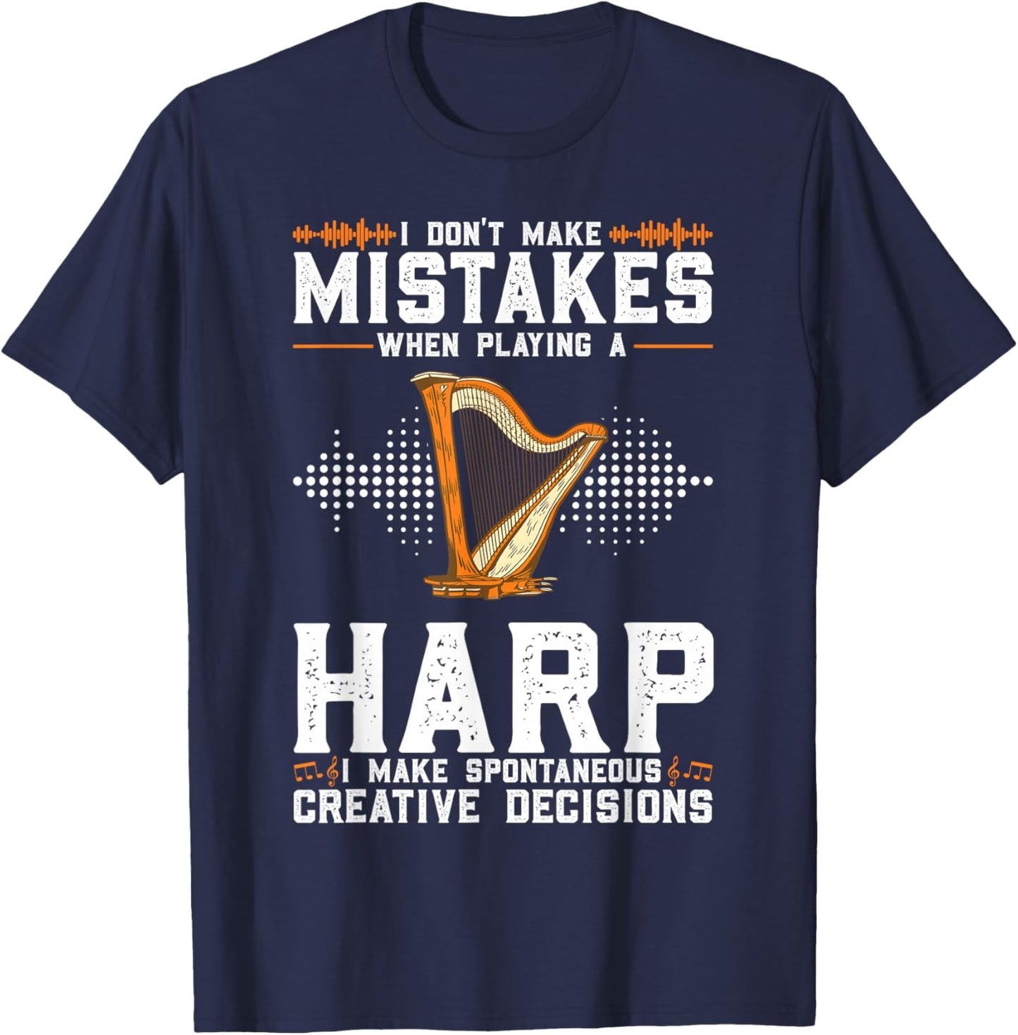 Harp T-Shirt - T-Shirt | Navy