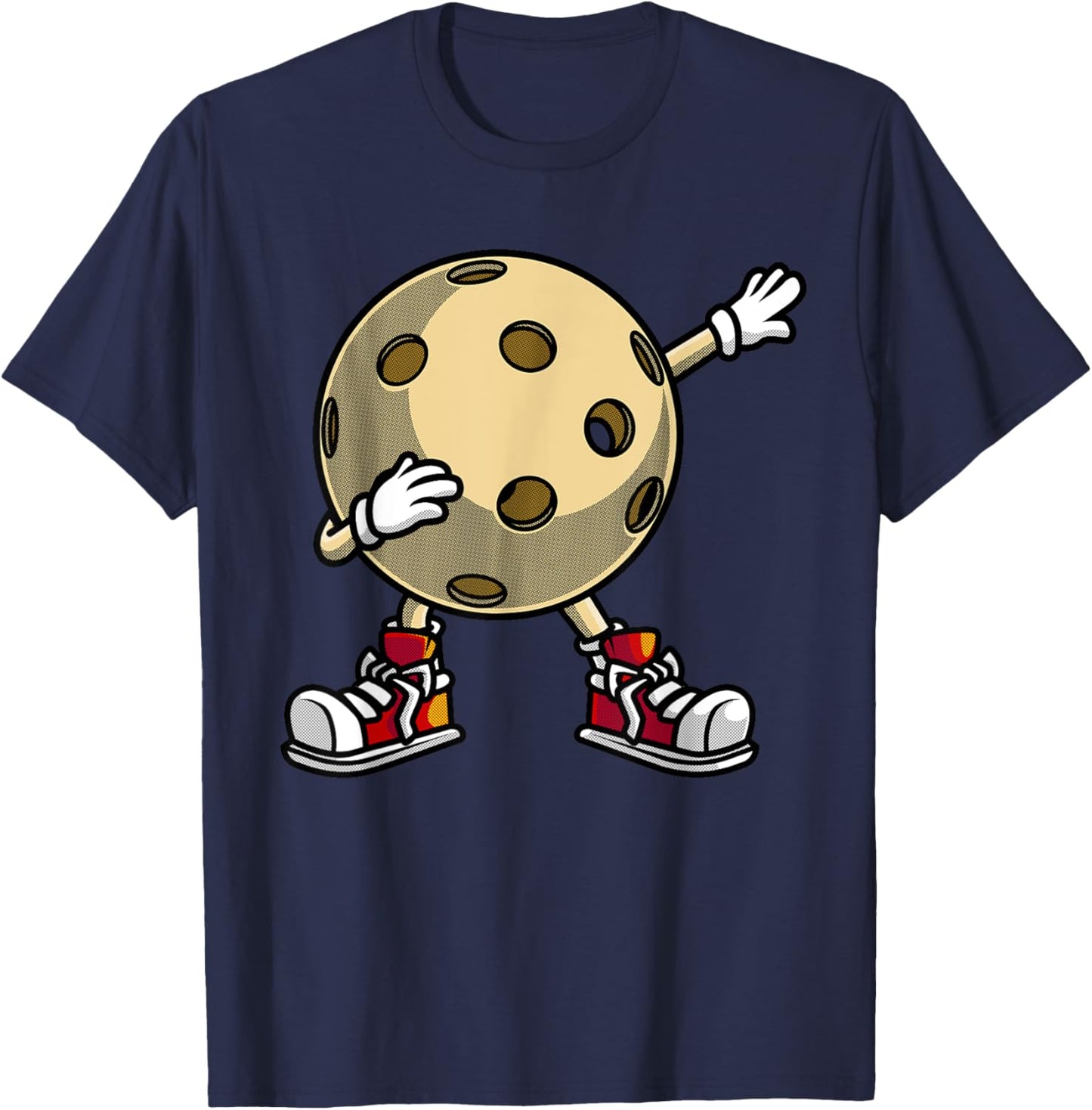 Pickleball Art Women Pickle Ball Player Pickleball T-Shirt - T-Shirt | Navy