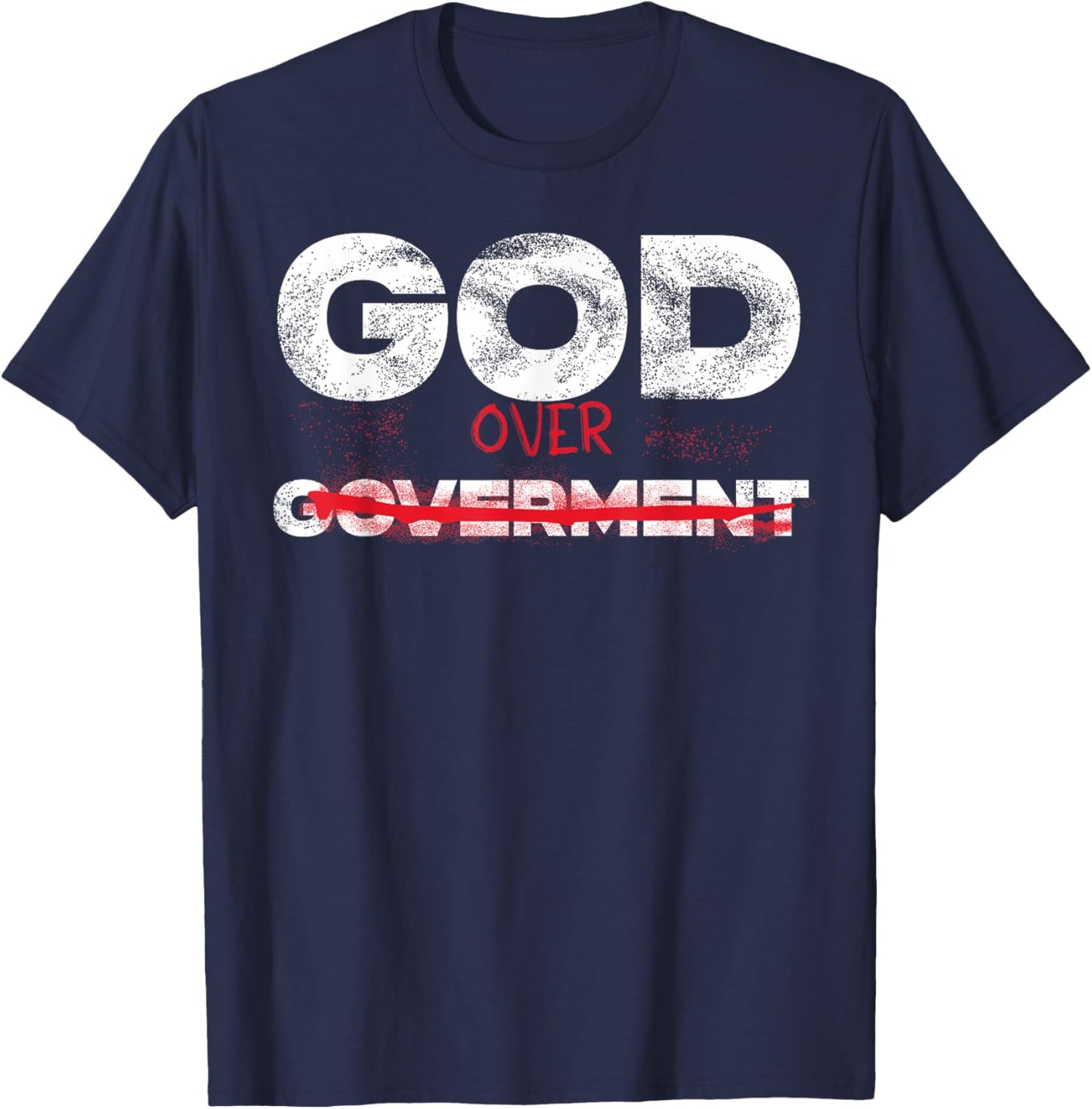 God Over Government T-Shirt - T-Shirt | Navy