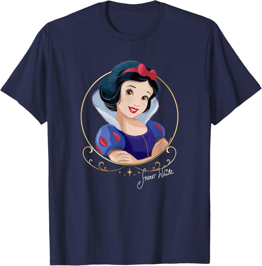 Disney Princess Royalty Group Matching Snow White 2-Sided T-Shirt - T-Shirt | Navy