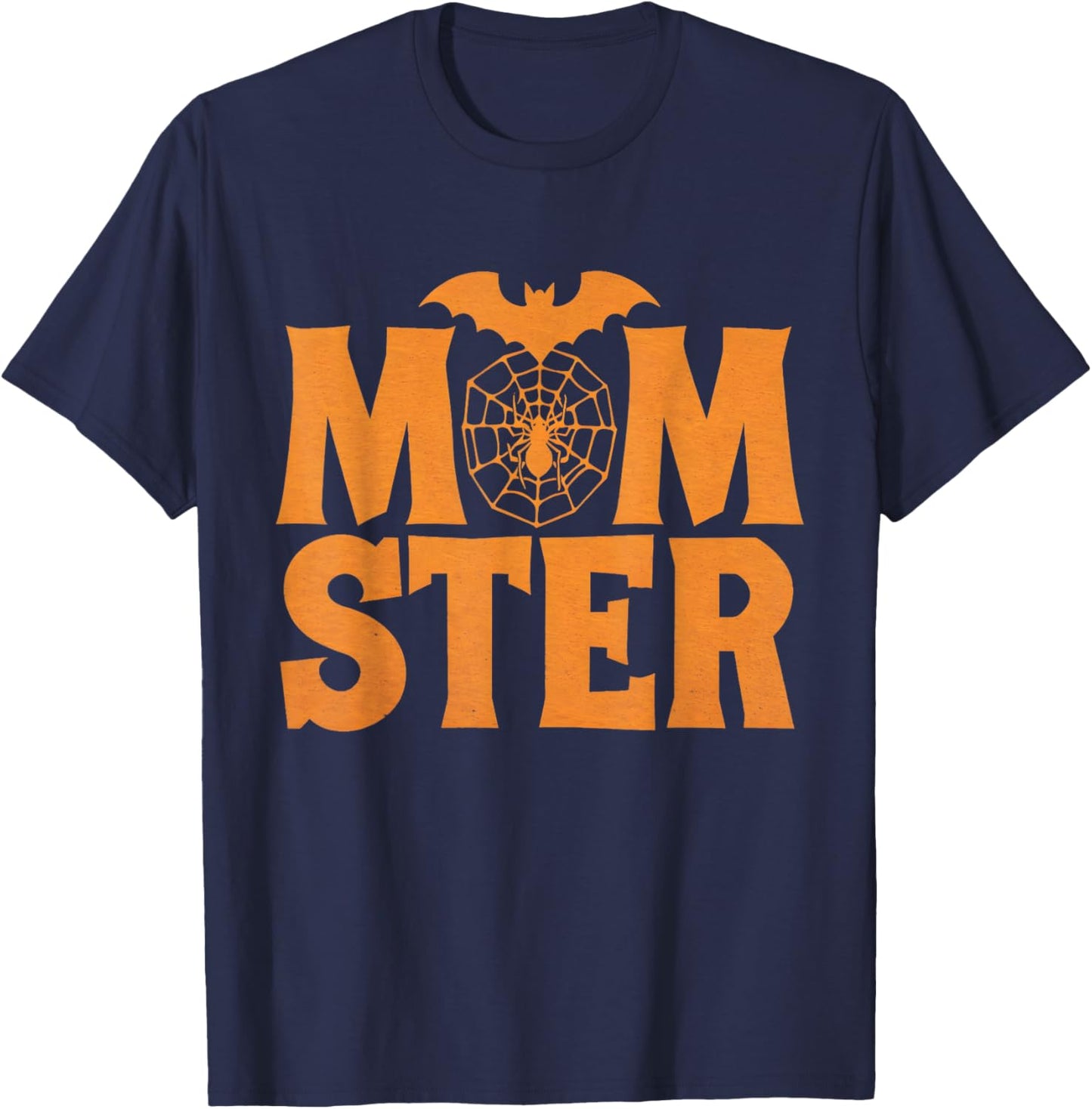 Momster Women Funny Spooky Halloween Monster Mom Costume T-Shirt - T-Shirt | Navy