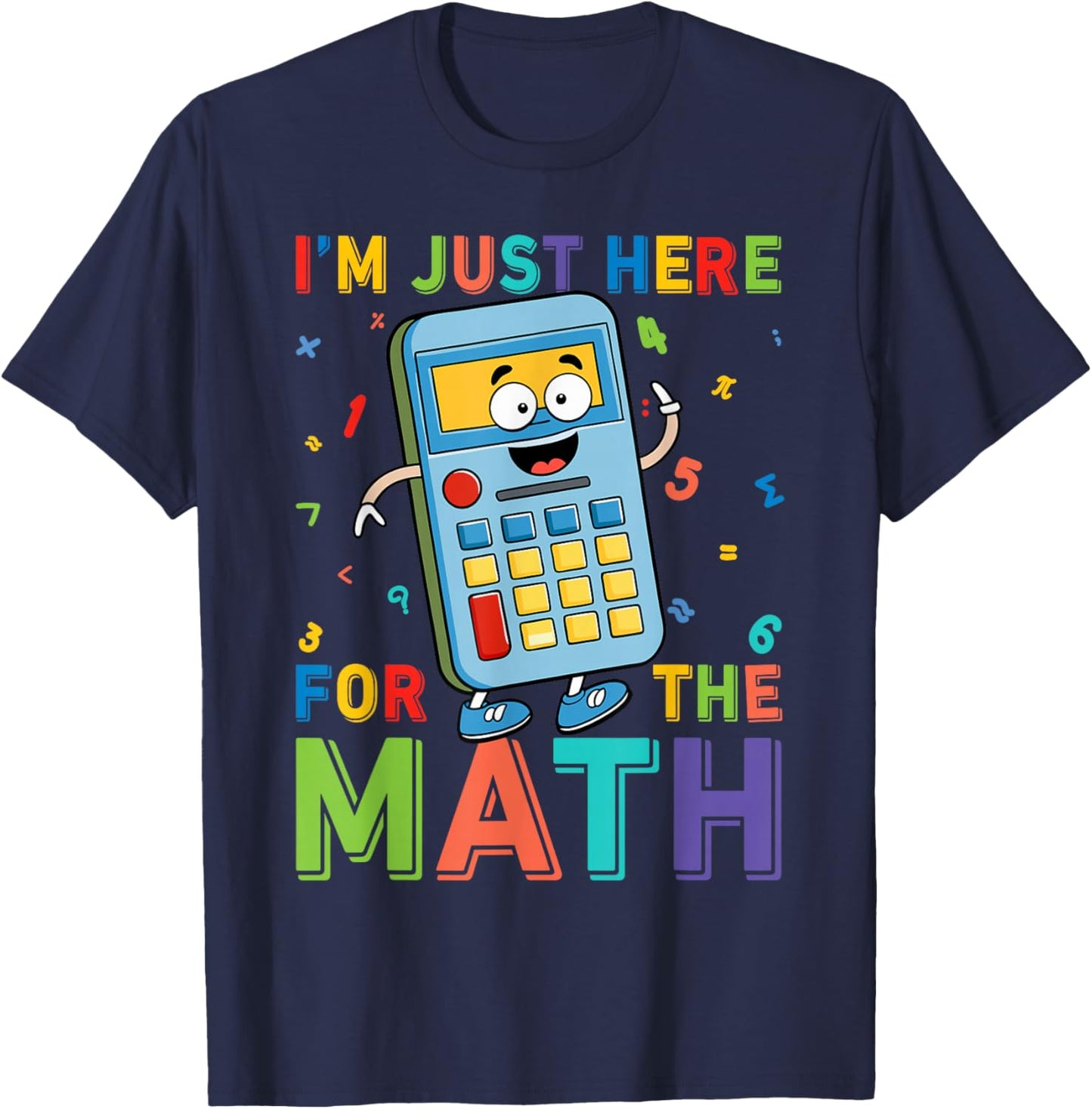 Number Day Maths Day Number Day Calculator Kids Costume T-Shirt - T-Shirt | Navy