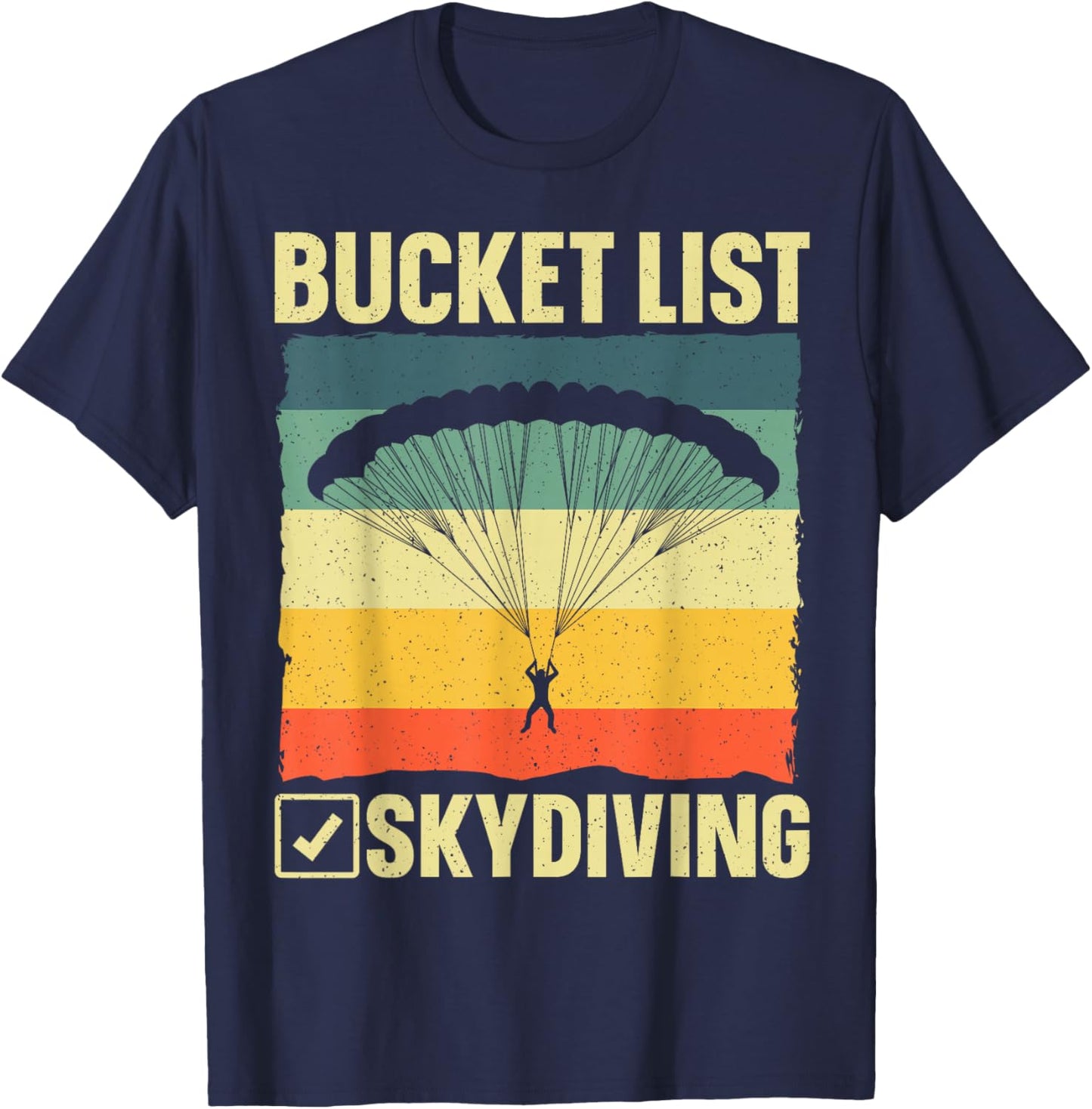 Funny Skydiving Art Women Skydiver Sky Diving Lover T-Shirt - T-Shirt | Navy