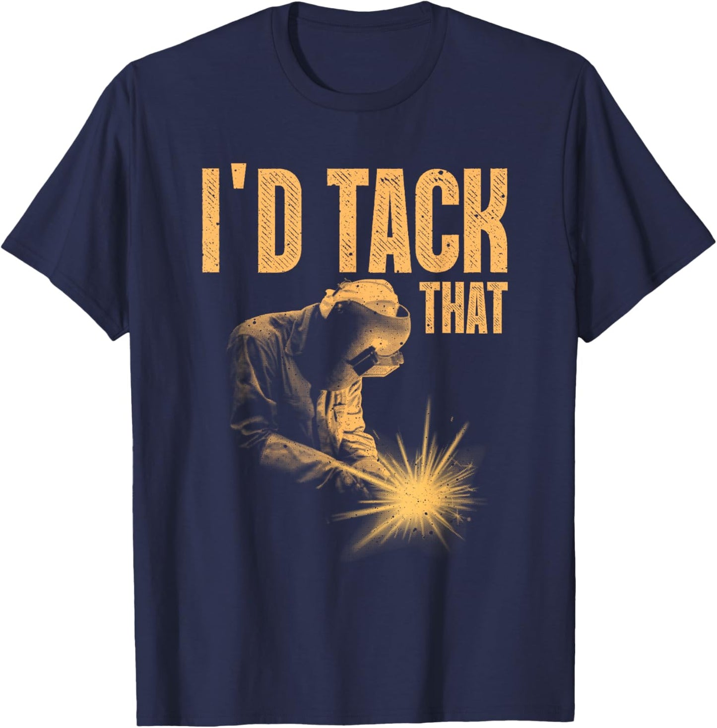 Best Welding Art Women MIG/TIG Welding Metal Welder T-Shirt - T-Shirt | Navy