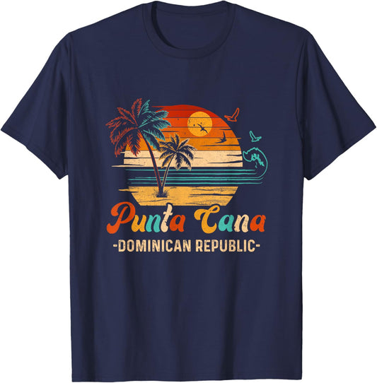 Dominican Republic Punta Cana Vacation 2025 Matching Family T-Shirt - T-Shirt | Navy