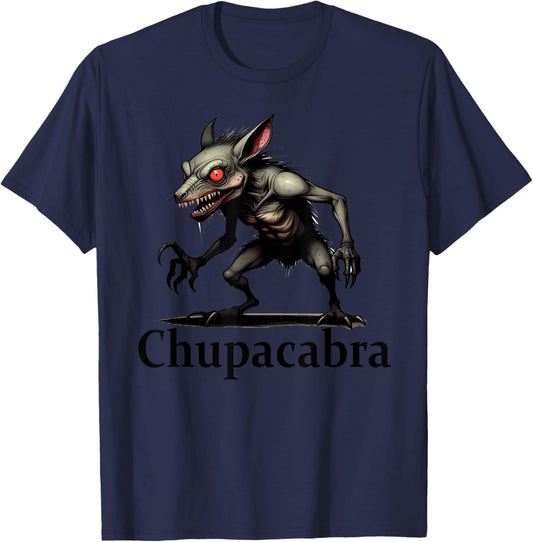 Chupacabra Monster T-Shirt - T-Shirt | Navy