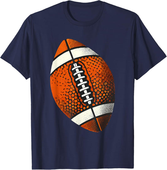 American Football Vintage Football T-Shirt - T-Shirt | Navy