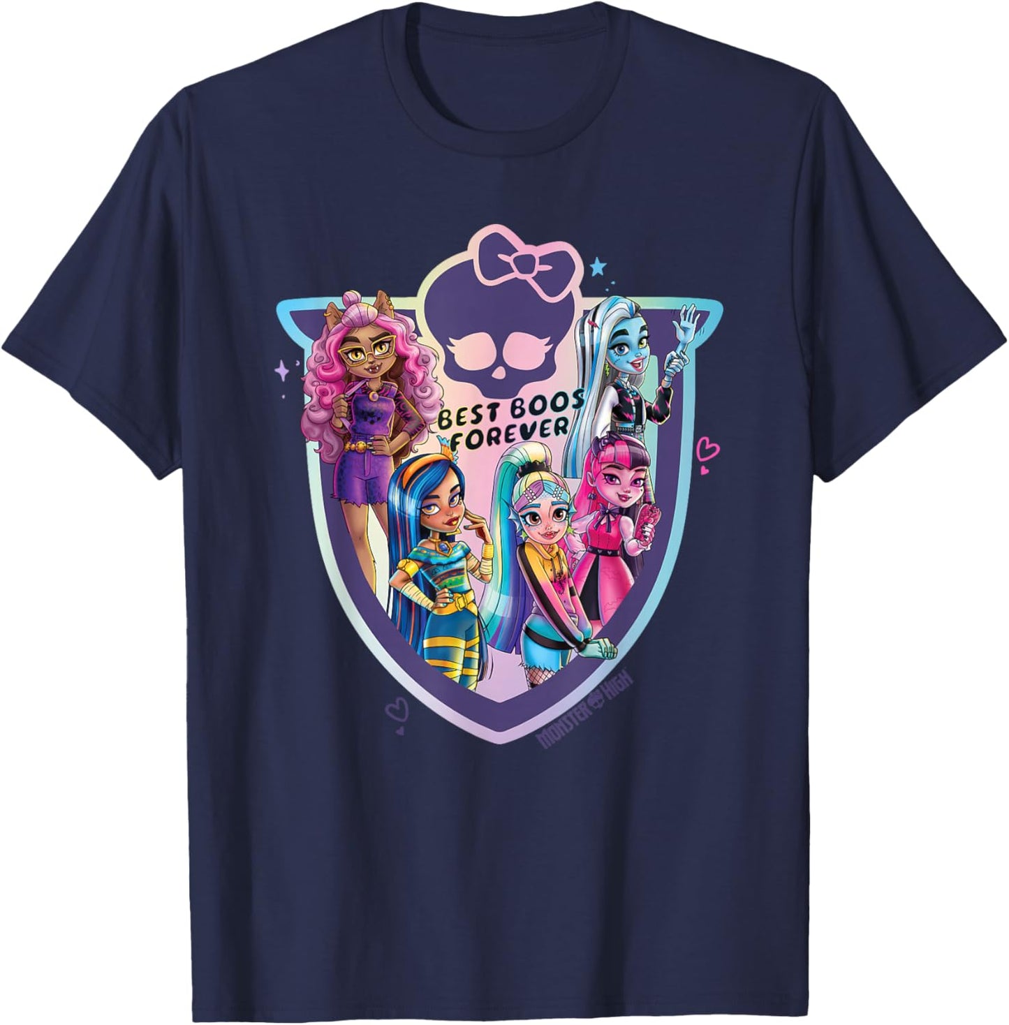 Monster High - Best Boos Forever T-Shirt - T-Shirt | Navy