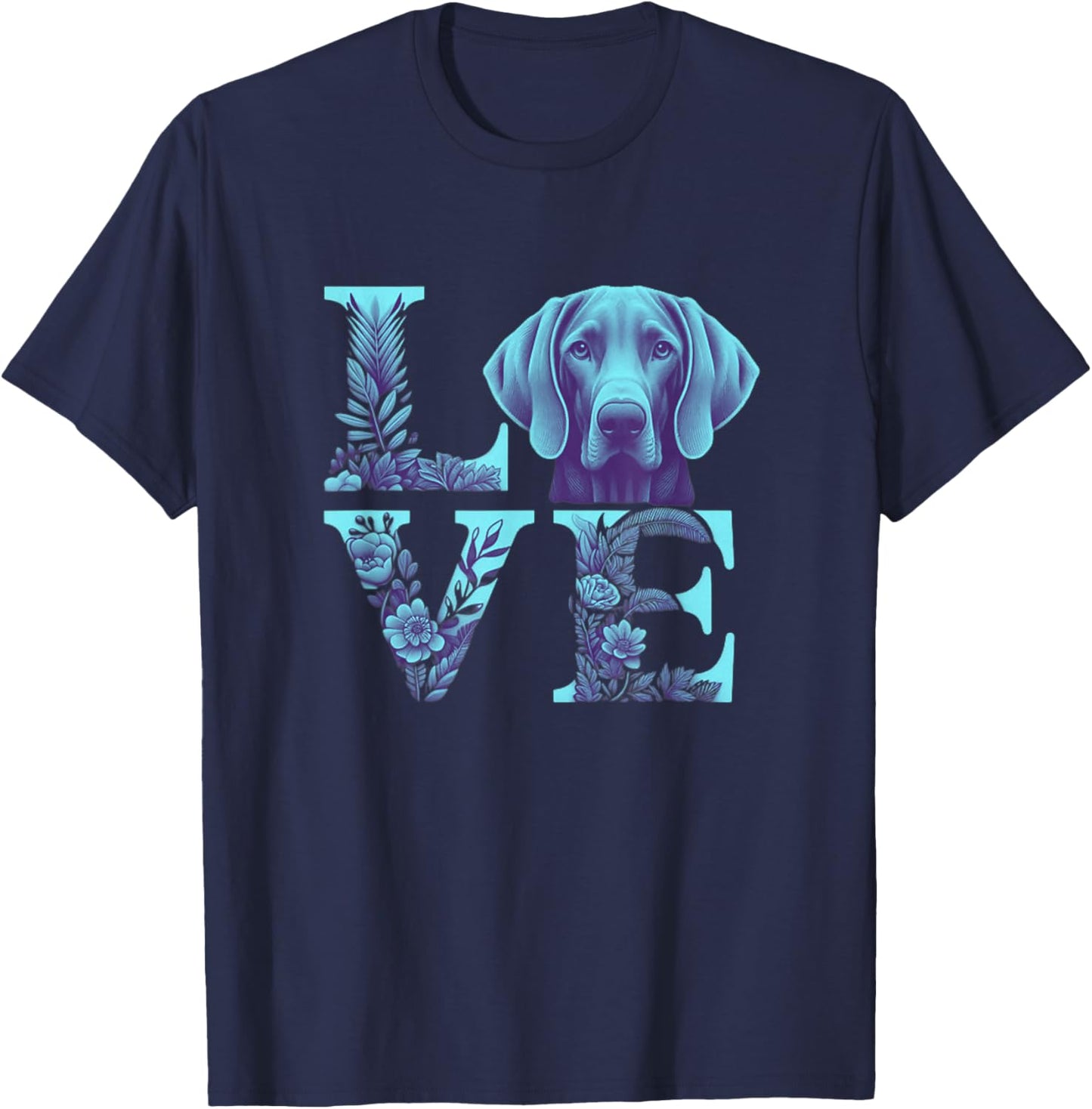 Weimaraner Lover Weimaraners Weimaraner T-Shirt - T-Shirt | Navy