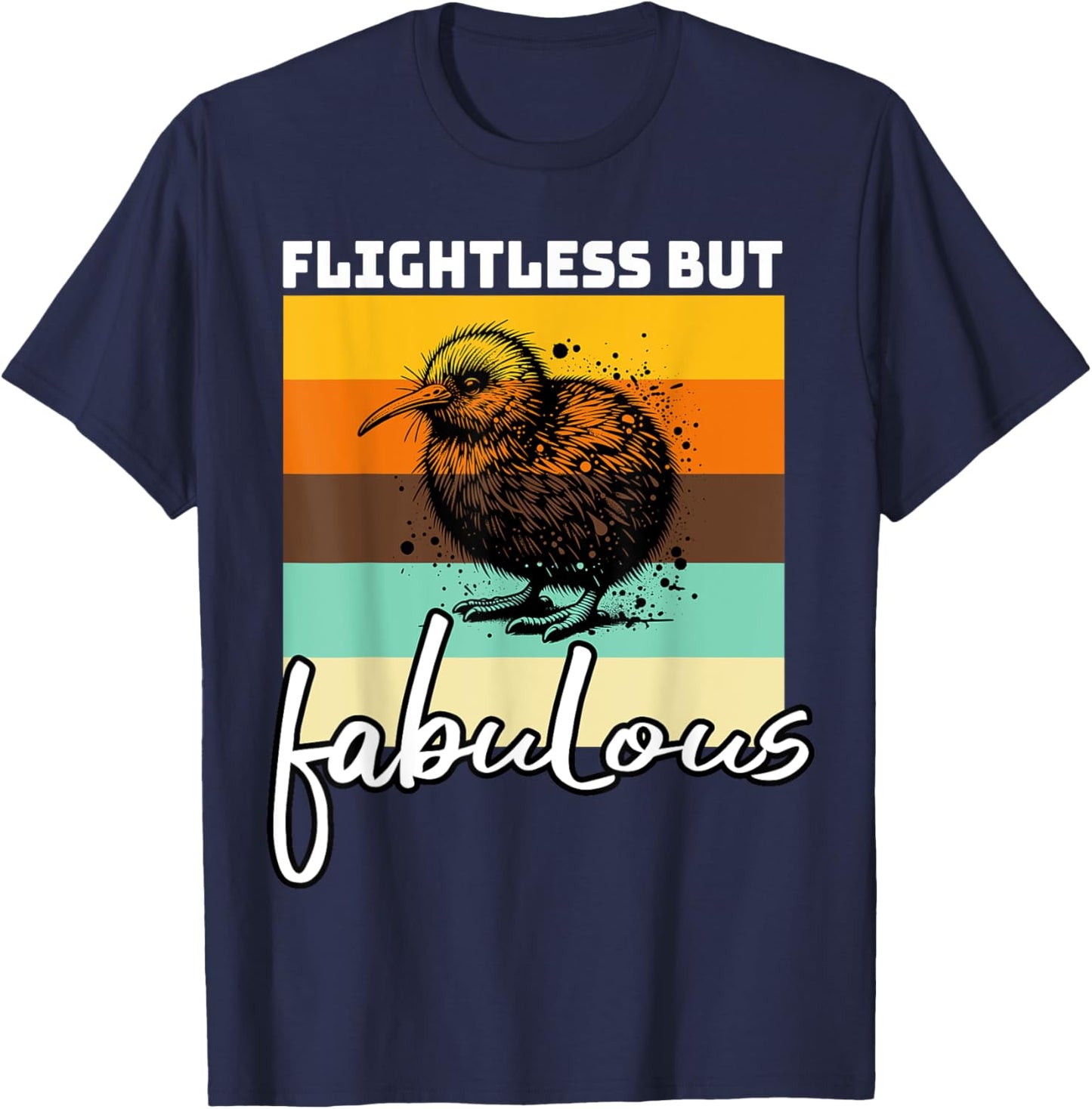 Funny Kiwi Bird T-Shirt - T-Shirt | Navy