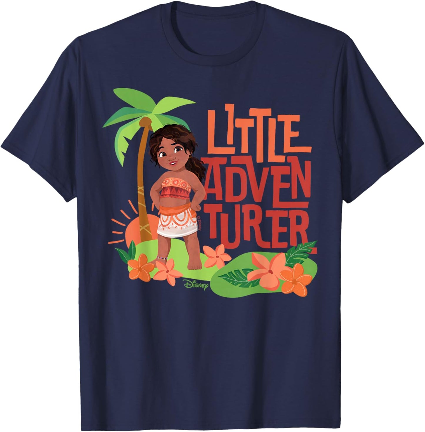 Moana 2 - Simea Little Adventurer T-Shirt - T-Shirt | Navy