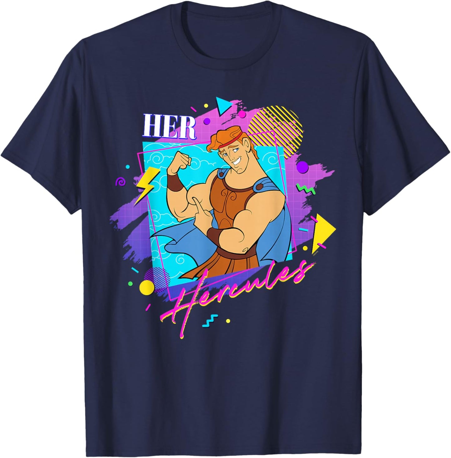 Disney Hercules Valentine’s Couples Matching Her Hercules T-Shirt - T-Shirt | Navy