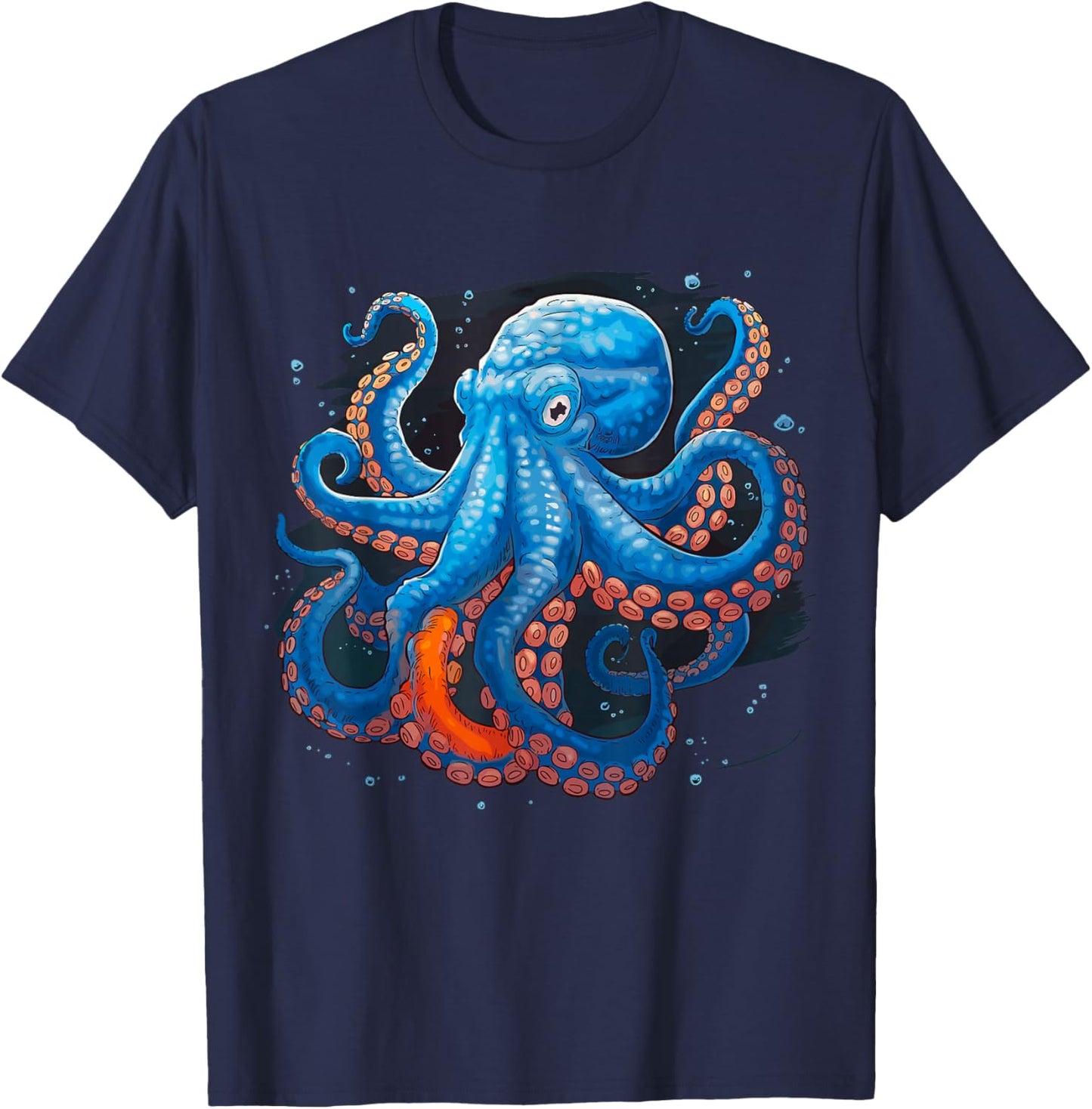 Blue Octopus T-Shirt - T-Shirt | Navy