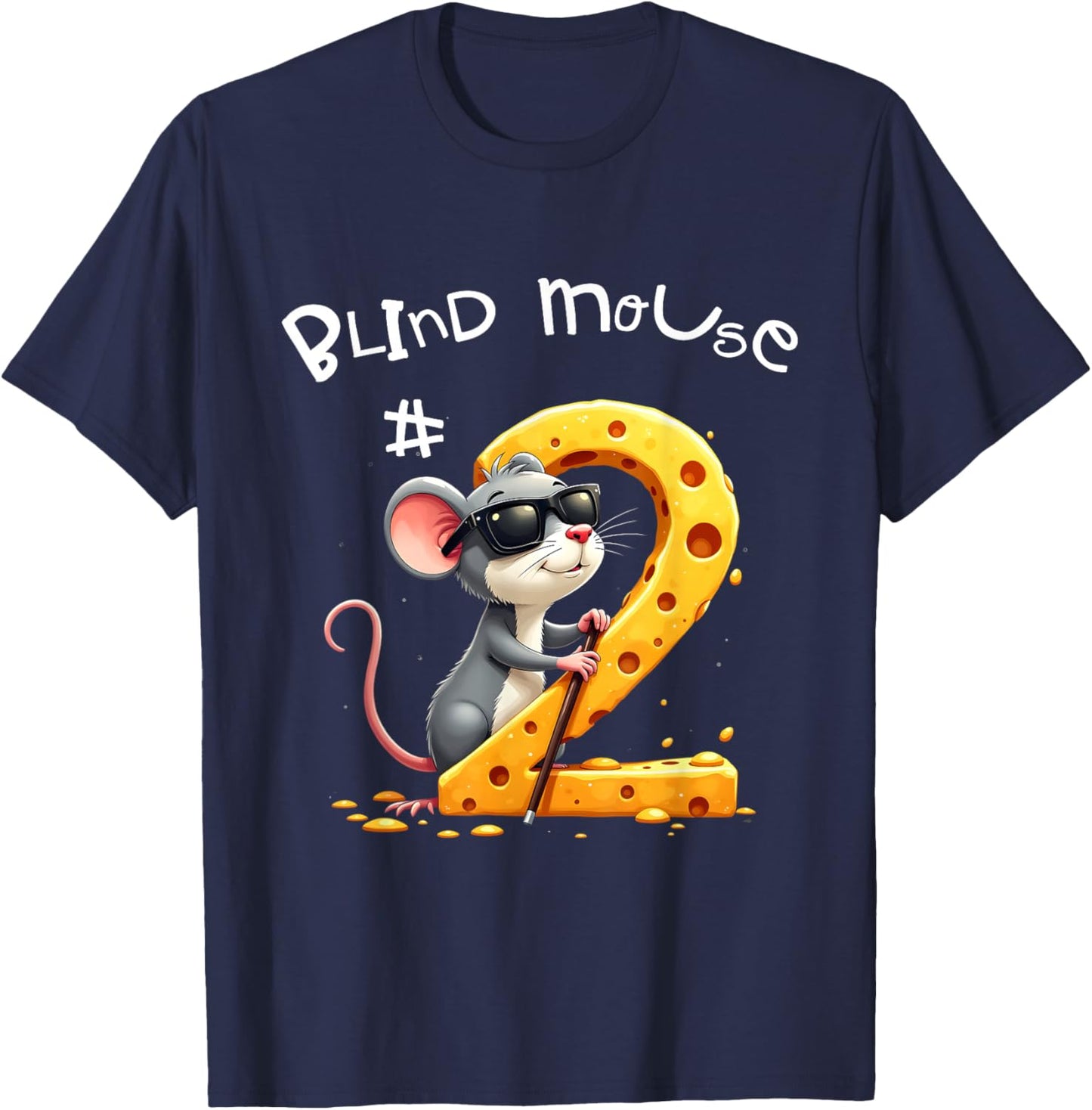 Three Blind Mice Matching Halloween Group Costume Mouse #1 T-Shirt - T-Shirt | Navy