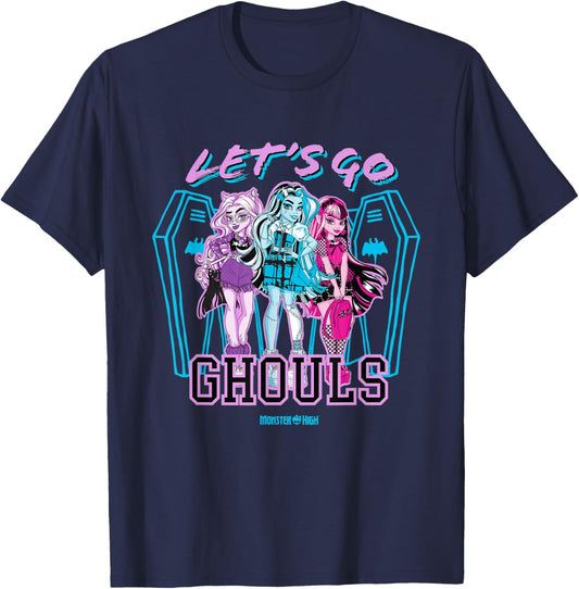 Monster High - Let's Go Ghouls T-Shirt - T-Shirt | Navy