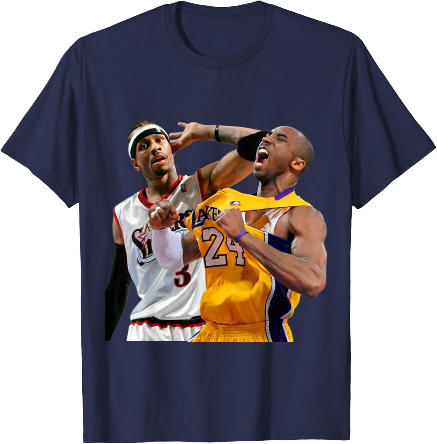 Basketball Stars Legends Vintage Retro Shirt T-Shirt - T-Shirt | Navy