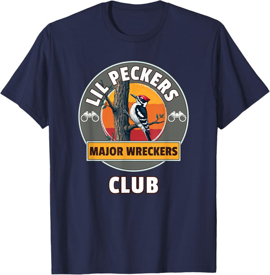 Lil Peckers Major Wreckers Club Men's T-Shirt - T-Shirt | Navy