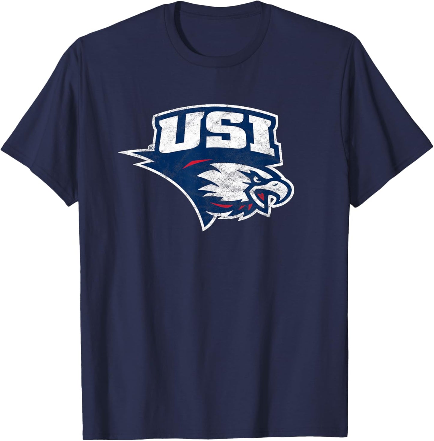 University of Southern Indiana USI Eagles Distressed Primary T-Shirt - T-Shirt | Navy