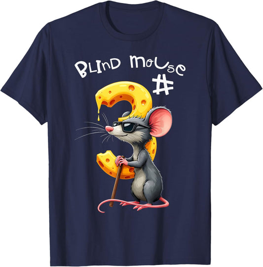 Three Blind Mice Matching Halloween Group Costume Mouse #1 T-Shirt - T-Shirt | Navy