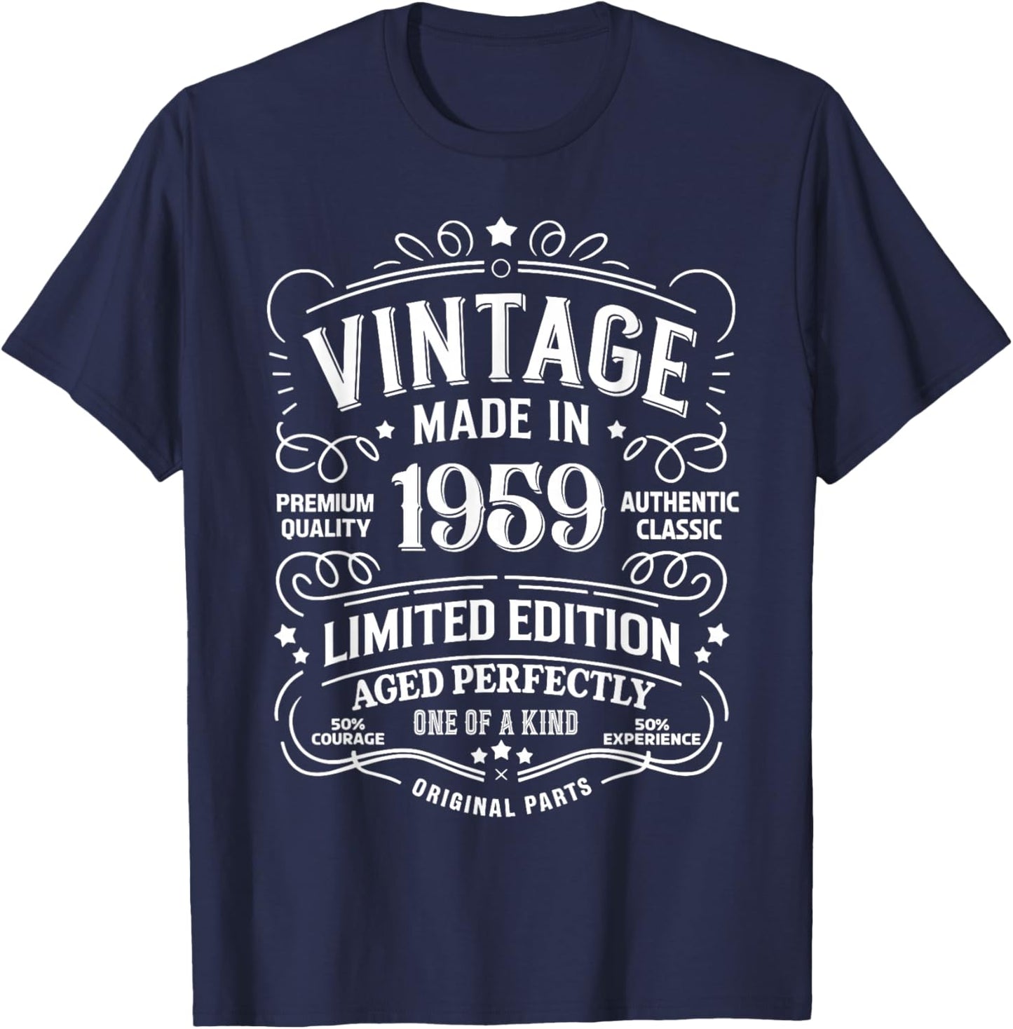 67th Birthday 1959 Birthday Gifts Women T-Shirt - T-Shirt | Navy