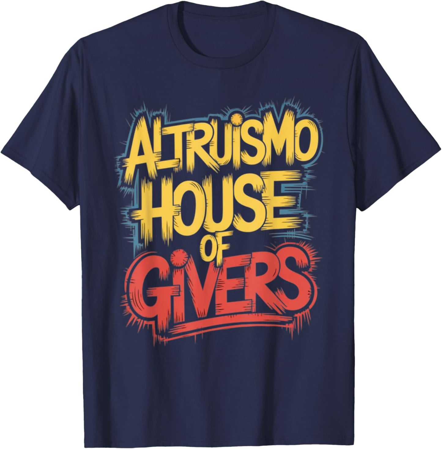 altruismo house of Givers School Spirit T-Shirt - T-Shirt | Navy