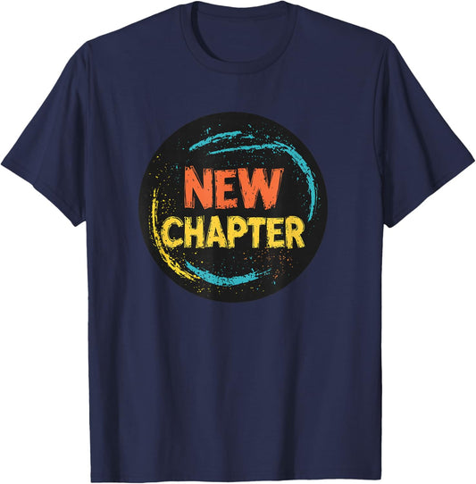 Vibrant New Chapter Outfit for Adults and Kids T-Shirt - T-Shirt | Navy