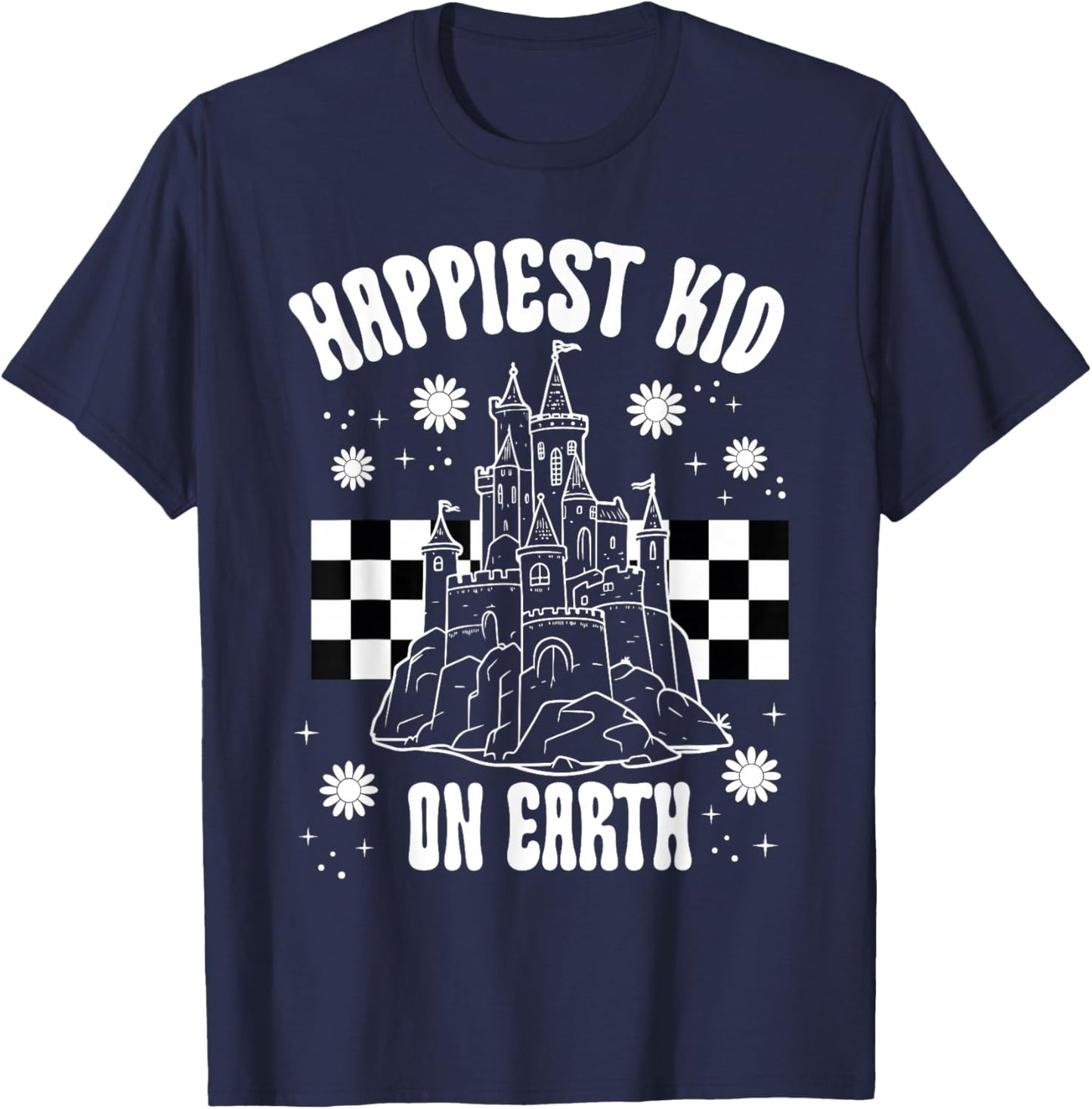 Happiest Kid On Earth Magical Castle T-Shirt - T-Shirt | Navy