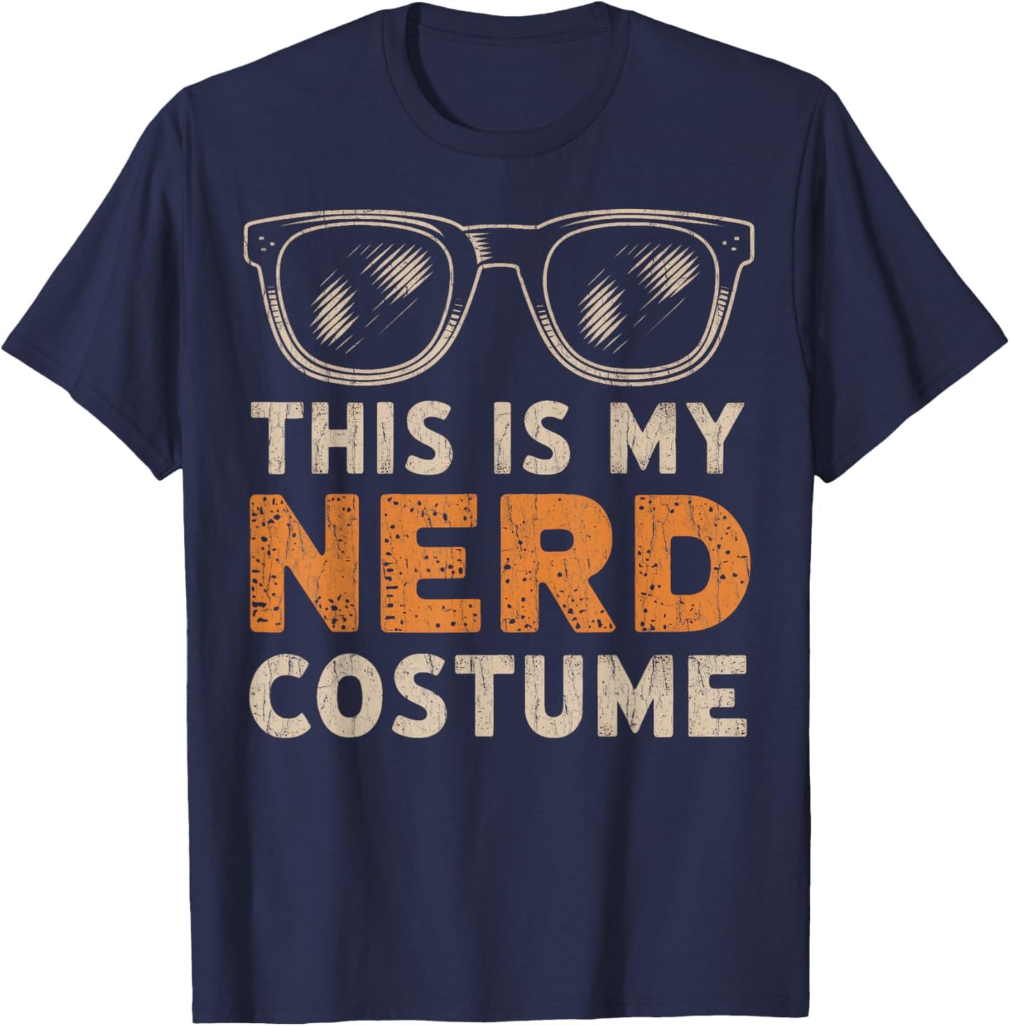 This Is My Nerd Costume Tech Nerd Costume Anime Nerd Humor T-Shirt - T-Shirt | Navy