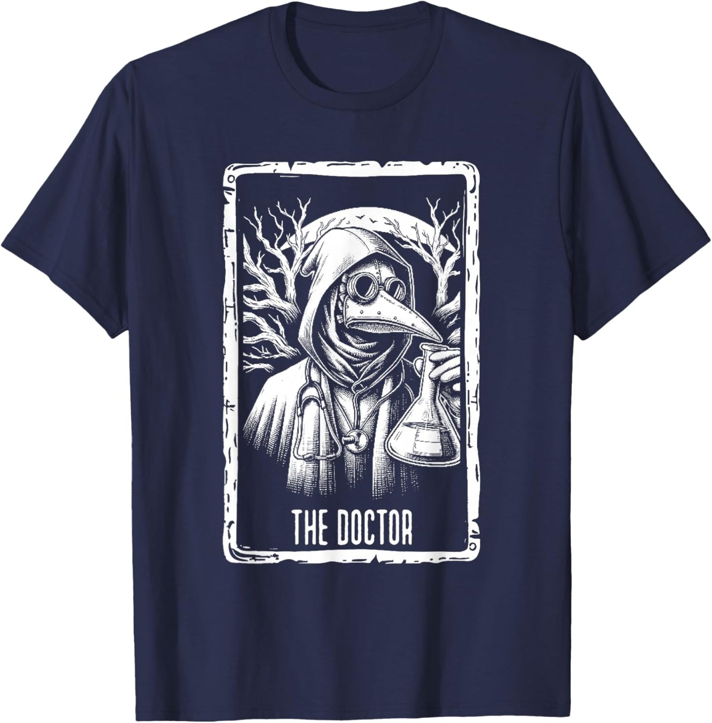 Tarot Witch Magic Occult Death Spell The Doctor T-Shirt - T-Shirt | Navy