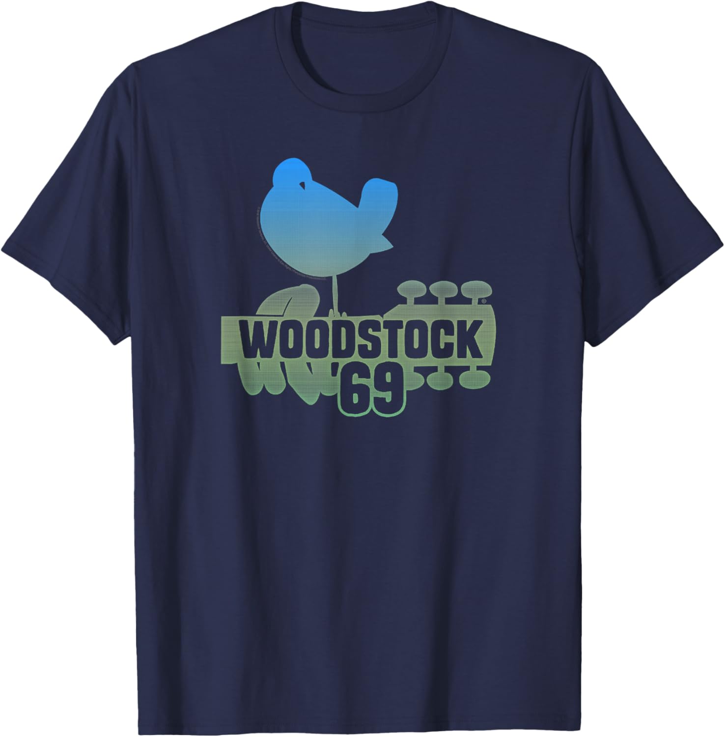 Woodstock - Ombre '69 Dove T-Shirt - T-Shirt | Navy