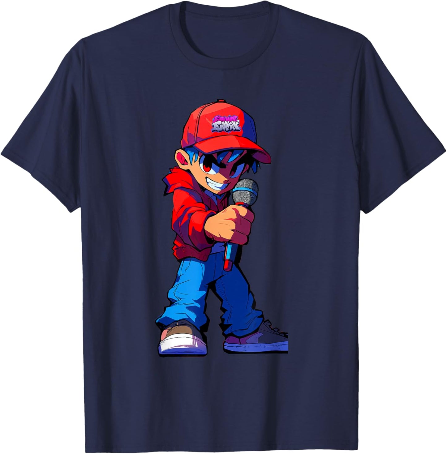 Boyfriend in Battle Mode T-Shirt - T-Shirt | Navy