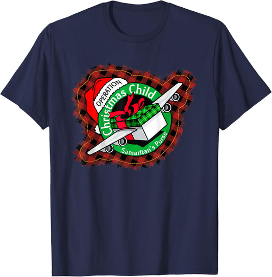 Samaritan's Purse Operation Christmas Child Funny Xmas Gifts T-Shirt - T-Shirt | Navy